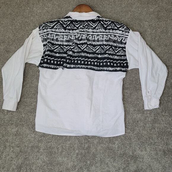 Vintage Roper Aztec Button Down Western Shirt Mens Size Small - Picture 7 of 7